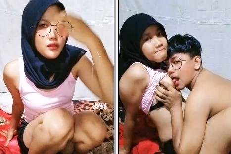 ABG Jilbab Pulang Les Dipake Pacar